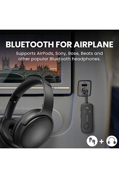 NO BRAND Adaptor Bluetooth 5.3 cu zero latență pentru căști, conexiune duală