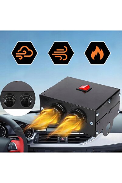 NO BRAND Aerotermă auto 600W, dezaburitor, suflantă, cu 2 orificii, 12V