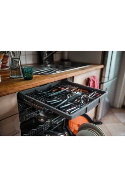 FiSKARS SET DE 5 CUȚITE ÎN BLOCK DE BAMBUS, ASCUȚE ȘI REZISTENTE, PENTRU CADO...