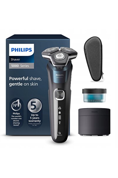 Philips Saeco Aparat de ras Philips Seria 5000 S5889/50 Skiniq pentru bărbați...