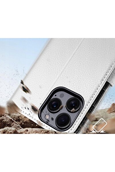 NO BRAND Husă flip din piele Ocase pentru iPhone 15, tip portofel, cu protecț...