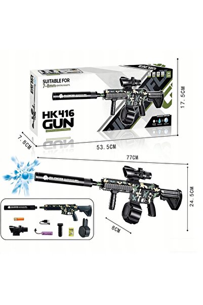 NO BRAND Pușcă Gel Blaster Automată Set Mare