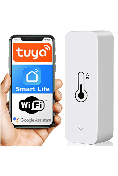 NO BRAND Senzor de temperatură și umiditate Alogy Wifi alimentat cu baterii