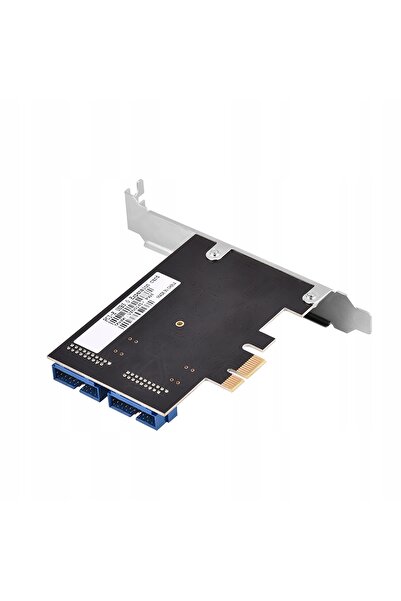 NO BRAND Adaptor splitter PCI-E la 2 porturi 19 pini USB 3.0
