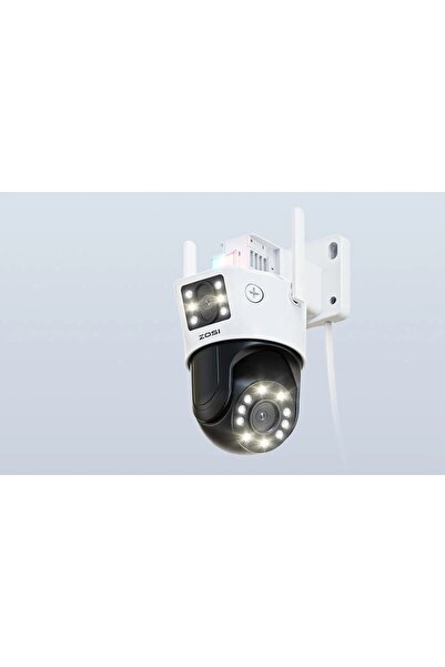 NO BRAND Zosi C298 Wifi 6Mp Cameră IP de exterior Dual Pan Tilt IP66