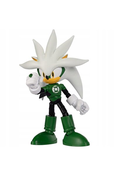 NO BRAND SONIC THE HEDGEHOG X DC FIGURKA SILVER X GREEN LANTERN LANTARNA VERDE