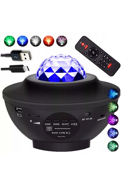 MINEXO Proiector de stele LED cu telecomandă Bluetooth pentru camera copiilor...