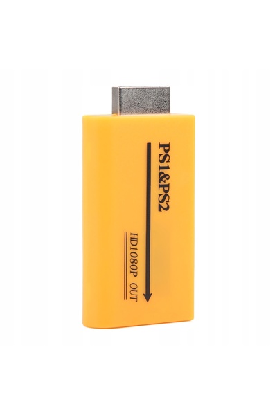NO BRAND Adaptor pentru consola Ps1/Ps2 la HDMI 1080P, Convertor Audio Video