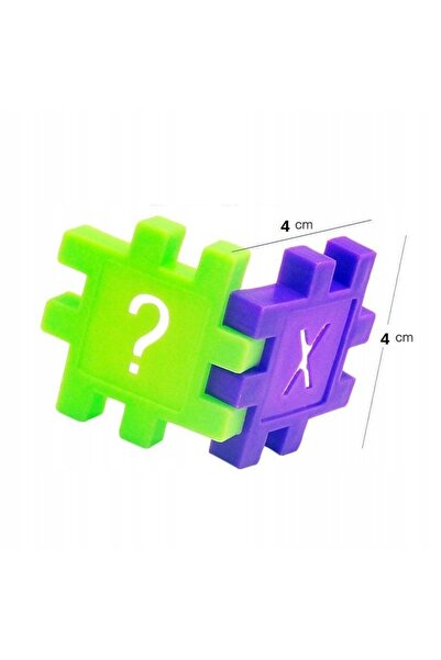 NO BRAND Blocuri de construcție de bază 300 Mini Puzzle-uri educative Waffle