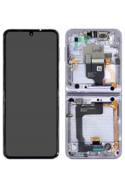 NO BRAND Ecran LCD 100% original + ramă Samsung de la Flip 4 (5G) F721B violet