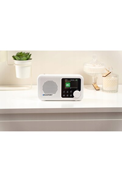 NO BRAND Radio de rețea DAB+ FM alimentat cu baterii Blaupunkt DAB DR8WH Alb