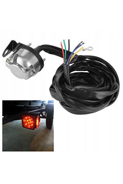NO BRAND Priză electrică pentru remorcă Lawety 12V 7 pini, cablu de 2m