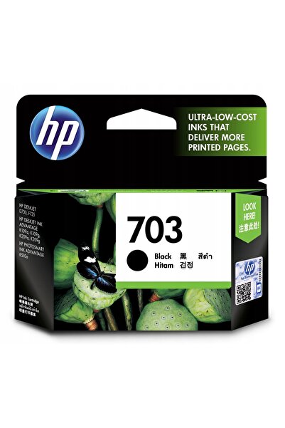 NO BRAND Tusz Hp 703 D730 F735 K109A K209A K510A Negru Original