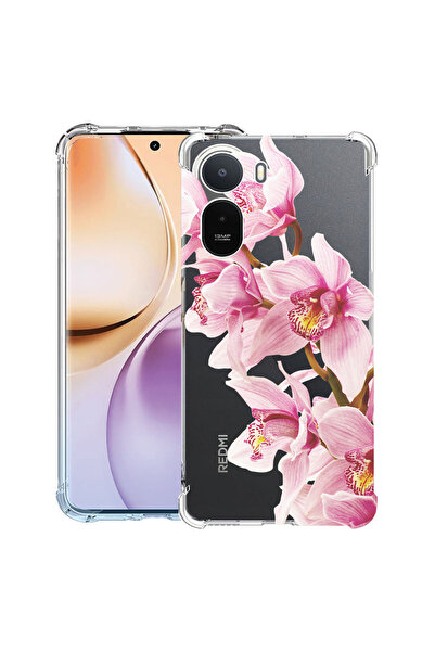 bestcase ®   Husă Antișoc pentru Xiaomi Redmi A7 Pro, Florală - Orhidee Roz E...