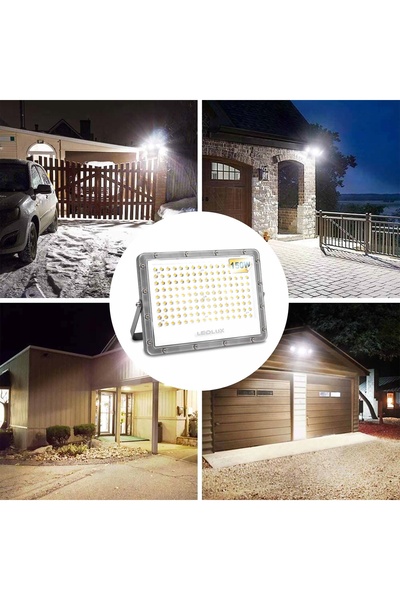 NO BRAND Proiector LED cu halogen 150W 15000Lm Reflector Premium de Exterior