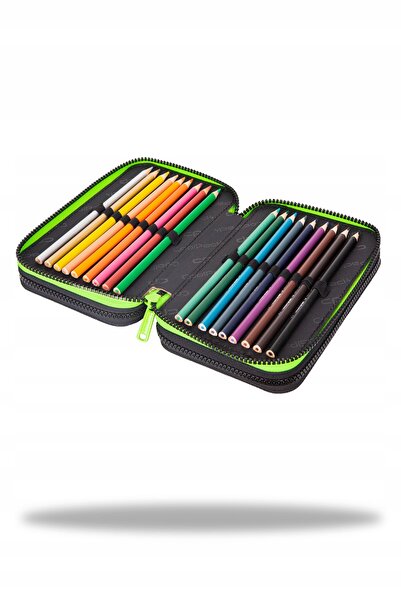 NO BRAND Coolpack negru multicolor 21l rucsac școlar cu multiple compartimente