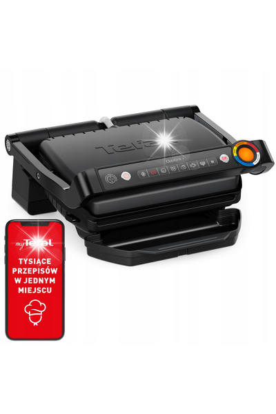 Tefalle Tefal Optigrill+ Gc717810, Grătar electric, Negru