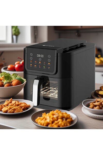 NO BRAND Friteuză cu aer cald Byrgen Frida 1700 W 8 L