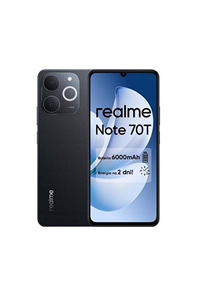 realme buds Smartphone Realme Note 70t 4/256Gb Negru Obsidian