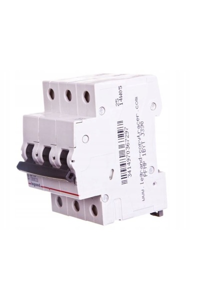 Legrand Disjunctor 3P C16A 6kA AC S303 RX3