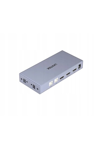 Unitek Comutator KVM HDMI 2.0 4K 2 intrări 1 ieșire +USB
