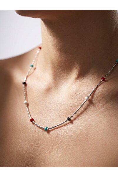 XUPING JEWELRY Jewelry Series Colorful Beaded Steel Necklace