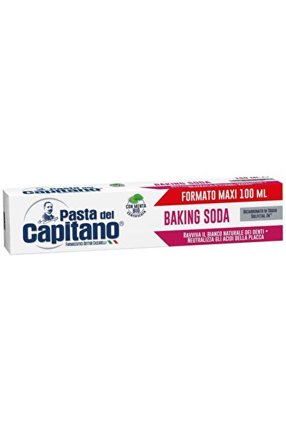 Pasta Del Capitano Паста за зъби, Паста Дел Капитано, 100 мл Сода бикарбонатна