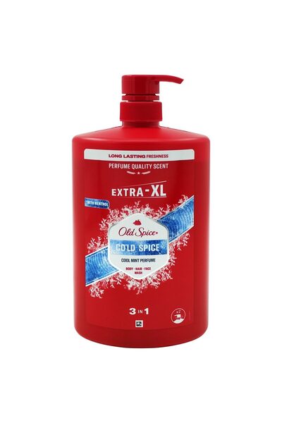Old Spice Αφρόλουτρο, Old Spice,/Σαμπουάν 1 λίτρο 3 σε 1 Cold Spice
