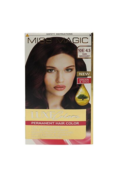 Miss Magic Vopsea pentru Par, Miss Magic, nr. 108 4.5 Mahon Inchis