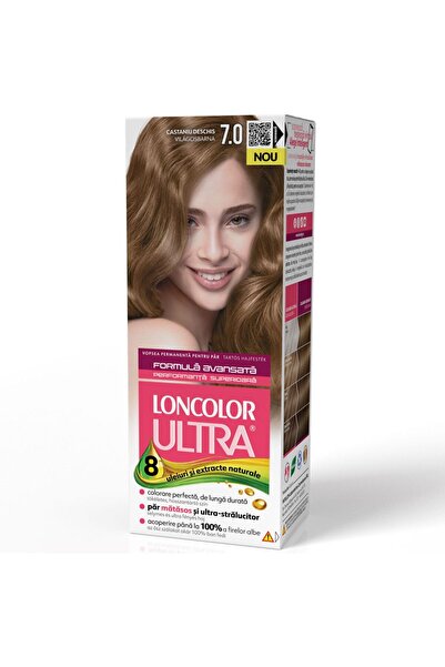 Loncolor Ultra Vopsea pentru Par, Loncolor Ultra, 7/0 Castaniu Deschis