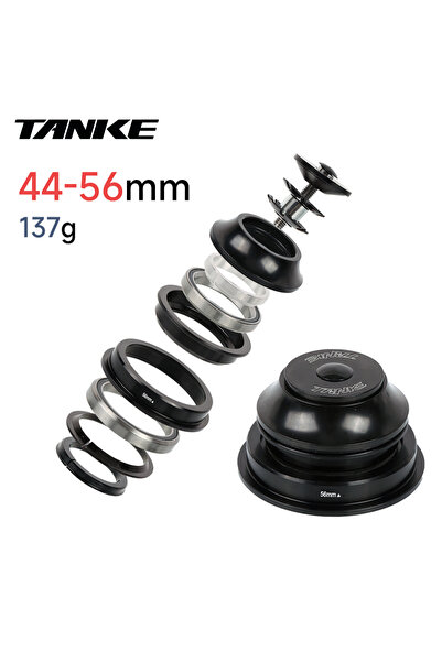 Choice4 مجموعة وعاء دراجة جبلية TANKE-MTB مقاس 44-56 مم، سماعة رأس من سبائك ا...