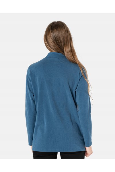 NO BRAND Pulover subțire elegant de damă, cu guler semi-înalt, din bumbac 165...