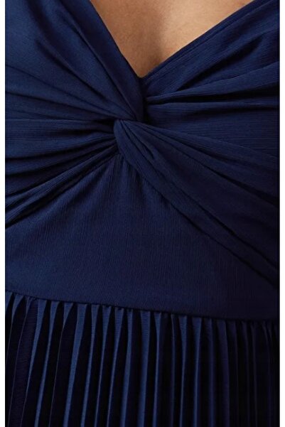NO BRAND Rochie maxi plisată bordo, cu mânecă scurtă, drapată, Coast 40