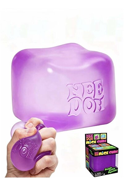 Schylling NeeDohcube Sensory Squeeze Toy with Super Solid Squish - 2.25" Cube...