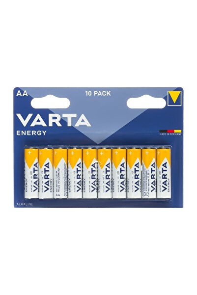 Varta Baterii Alcaline AA, Set 10 buc., Energie Fiabilă pentru Dispozitive
