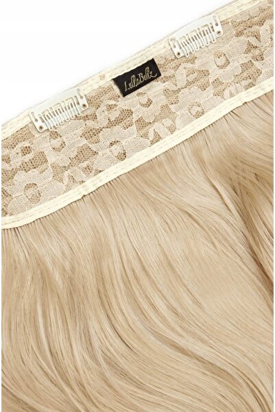 NO BRAND Extensii de păr blond California, tip perucă, ondulate, Lullabellz