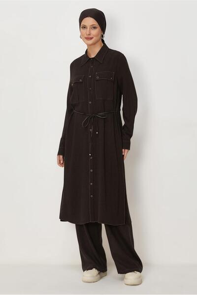 Alvina Belted Linen Tunic 46695