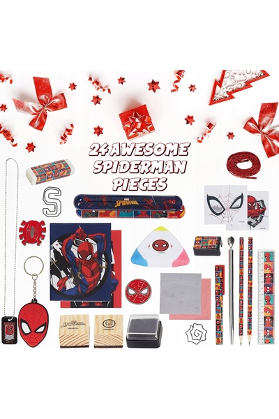 NO BRAND Set cadou de Crăciun cu calendar de aventură Spider-Man Marvel