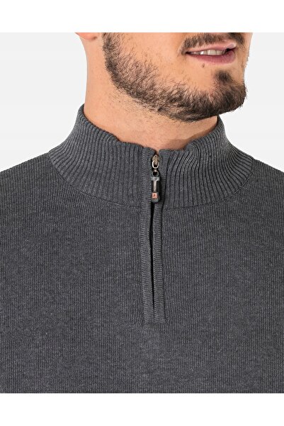 NO BRAND Pulover elegant, călduros, de mărime mare, pentru bărbați, cu guler ...