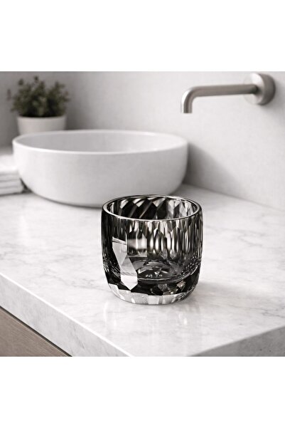 Havona Diamond crystal bathroom glass, 9 cm,