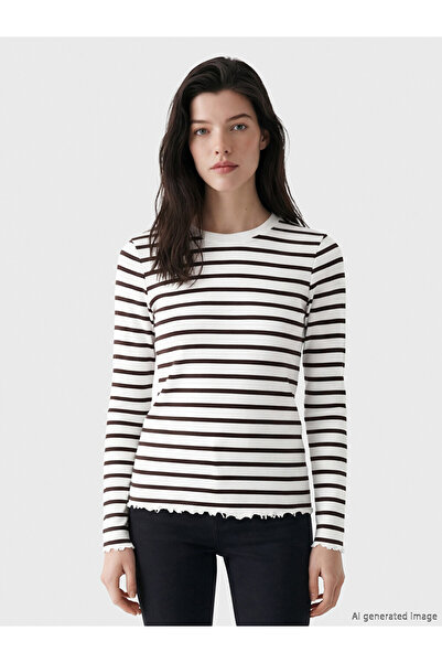 LC Waikiki Crew Neck Striped Women's Body