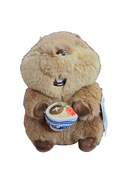 Miniso Lisanslı Marmot Peluş Oyuncak – Kase Detaylı Yumuşak 20 Cm