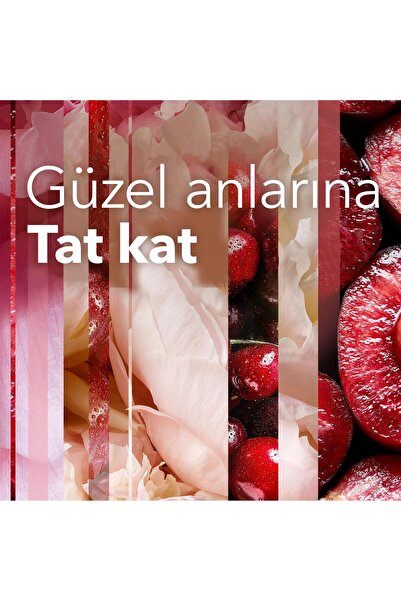 Glade Meyve Çiçek Buketi Kokulu Büyük Mum 204gr 2'li Set Tek Fitilli, Esansiyel Yağ İçeren Koku, Pamuk Fit