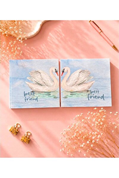 Adalinhome Lizy Best Friend Dvostruki Set Sveski | 16x16 cm | Tvrda Korica | ...