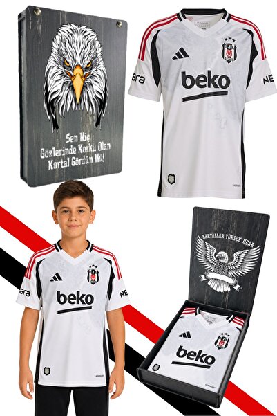 Beşiktaş Adidas Bjk White Children's Jersey Bjk 3 Jsy Y Uv Box with Gift