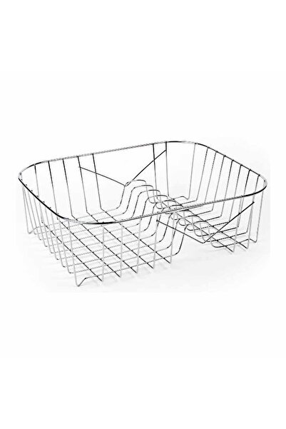 homestyle Ορθογώνια Σχάρα Πιάτων Νεροχύτη (INOX) 28x32x13εκ.