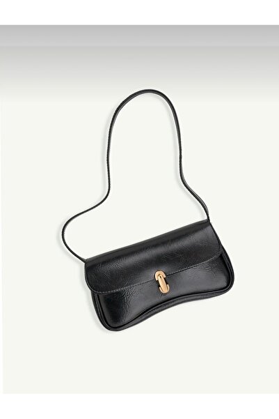 Yeeys Hura Leather Single Shoulder Strap Women's Baguette Handbag with Specia...