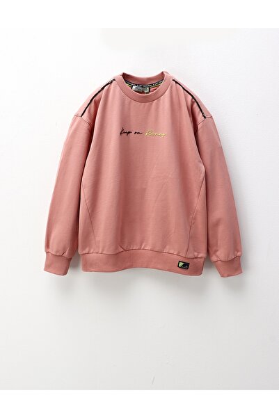 MiniKids Bluza Keep On Rising, roz-prafuit