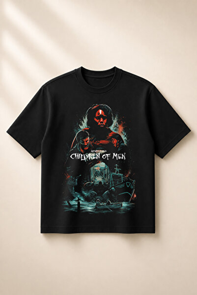 SVART WEAR Dječja majica sa printom "Children Of Men", široki kroj, unisex, 1...