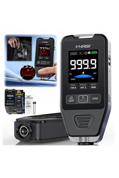 FNIRSI Grosimetru pentru vopsea CTG-20, Tester de grosime a stratului de acop...